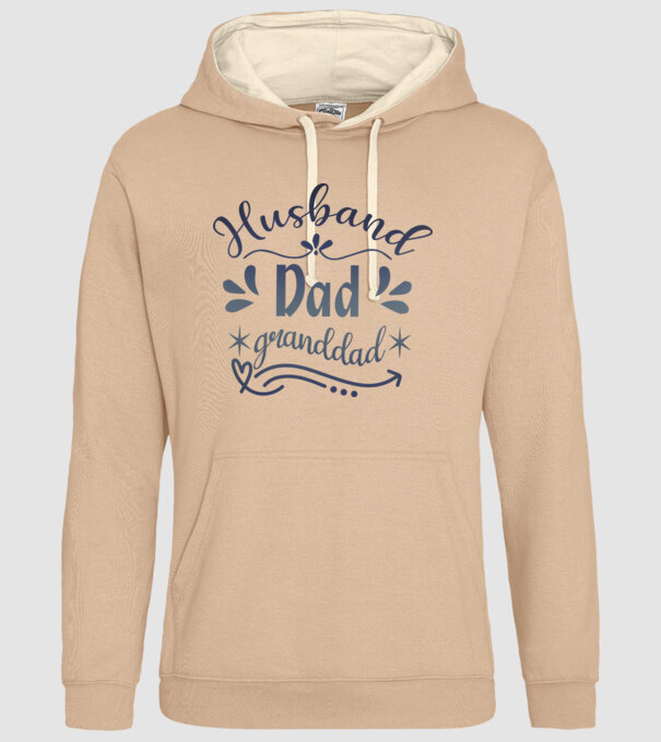 Husband Dad Granddad minta homokszín pólón