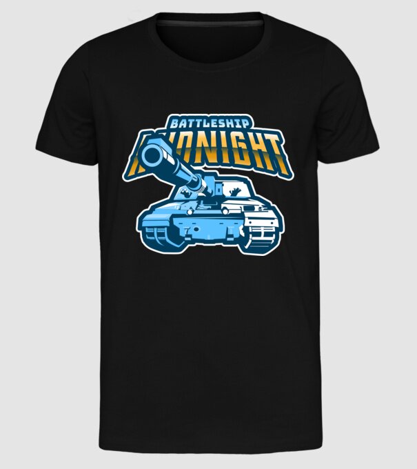 Tank 01 minta fekete pólón