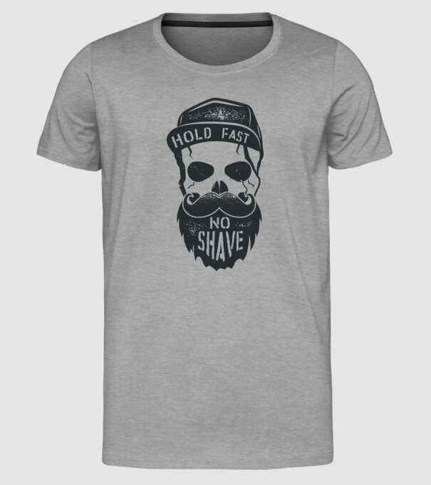 B. Skull minta szürke pólón