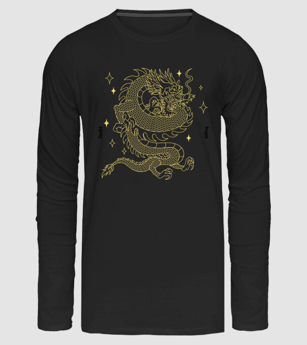 Musu dragon 02 minta fekete pólón