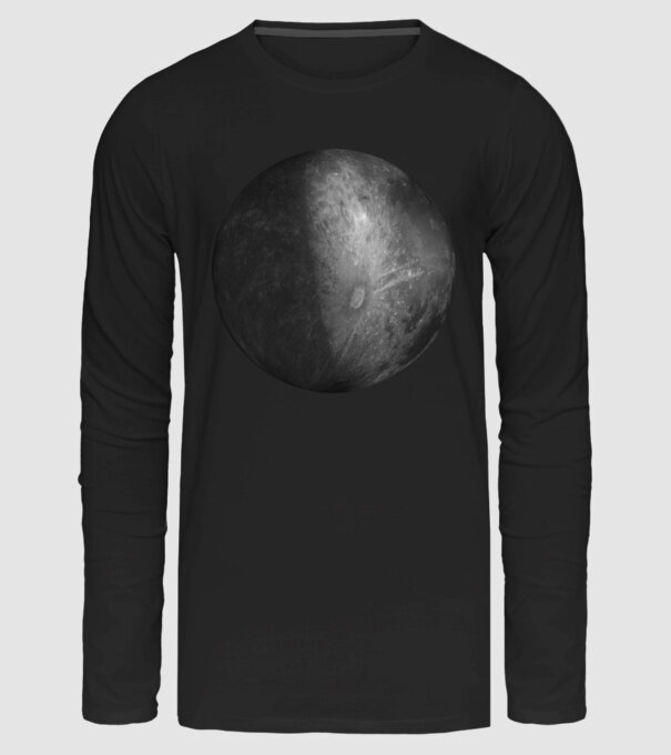 Planet moon_5457989 minta fekete pólón