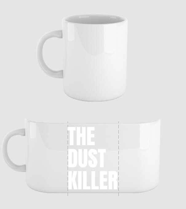 The dust killer 22.06 minta fehér pólón
