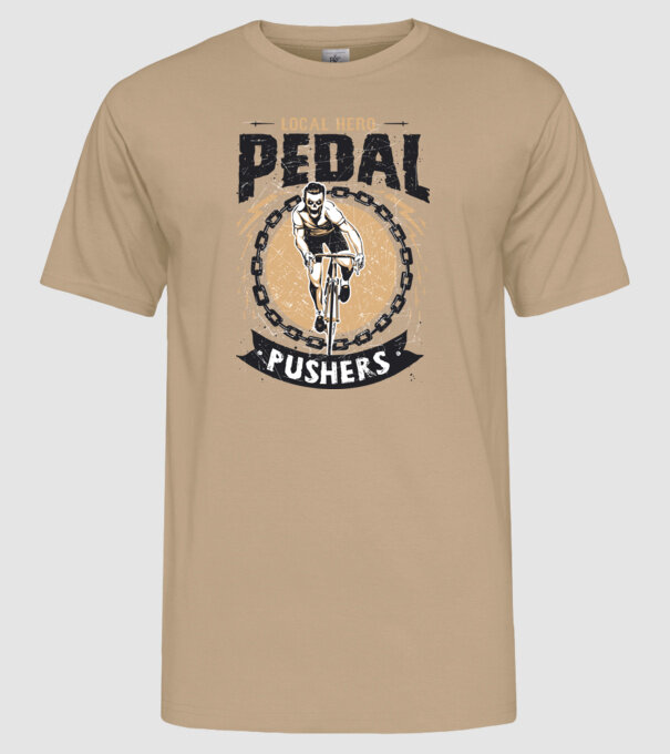 Pedal pushers minta homokszín pólón