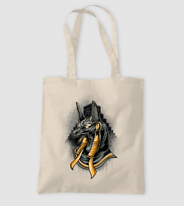 ANUBIS rt minta homokszín pólón