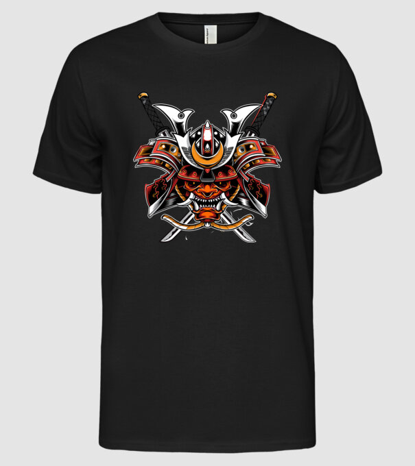 red samurai3 minta fekete pólón