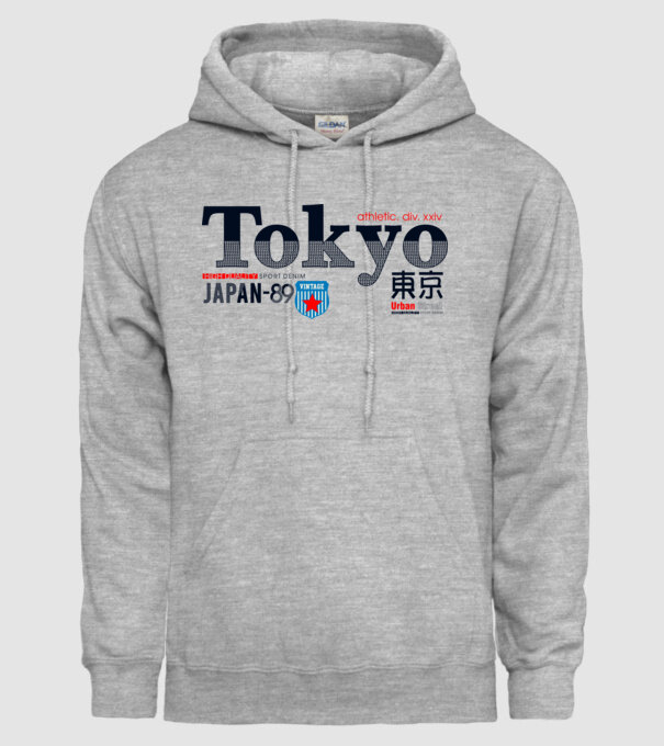 tokyo 2 b minta szürke pólón
