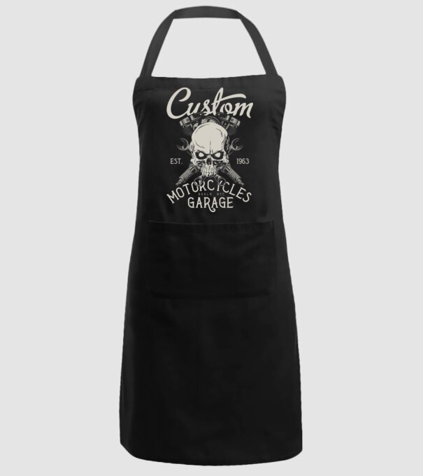 Kerozin Skull 03 minta fekete pólón