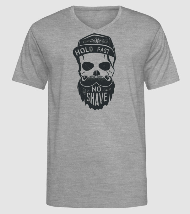 B. Skull minta szürke pólón