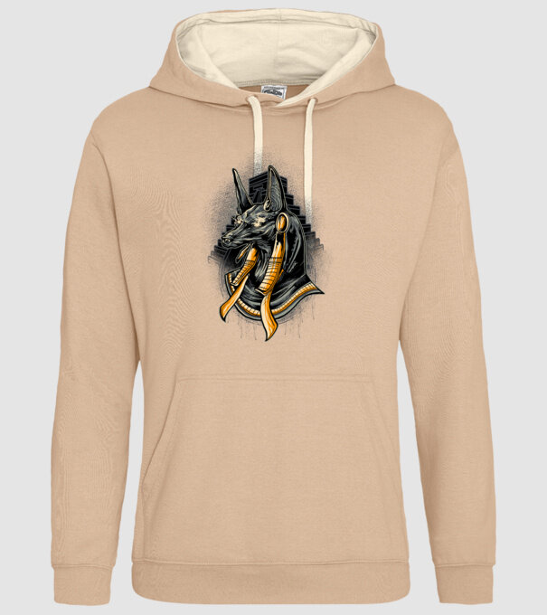 ANUBIS rt minta homokszín pólón