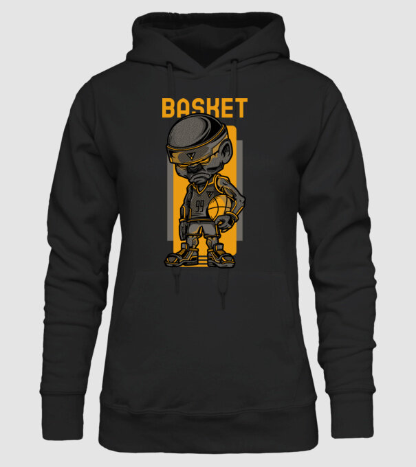 basket 01 minta fekete pólón
