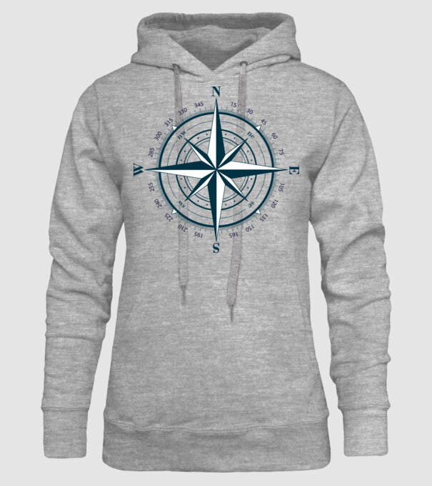 compass 01 minta szürke pólón