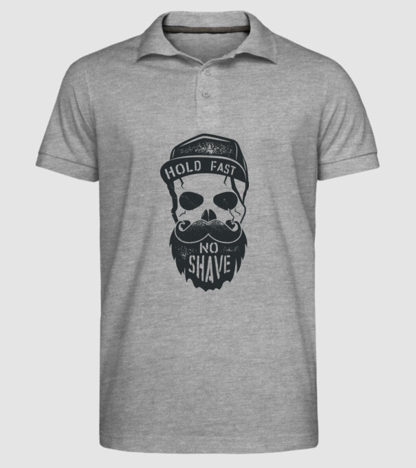 B. Skull minta szürke pólón