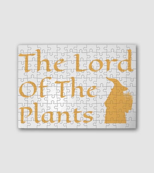 lord-of-the-Plants minta fehér pólón