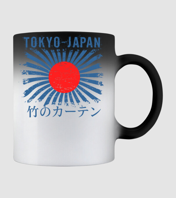 tokyo japan b minta fekete pólón