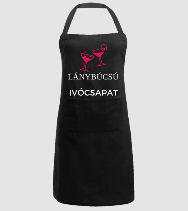 vigyázat lánybúcsú ivócsapat minta fekete pólón
