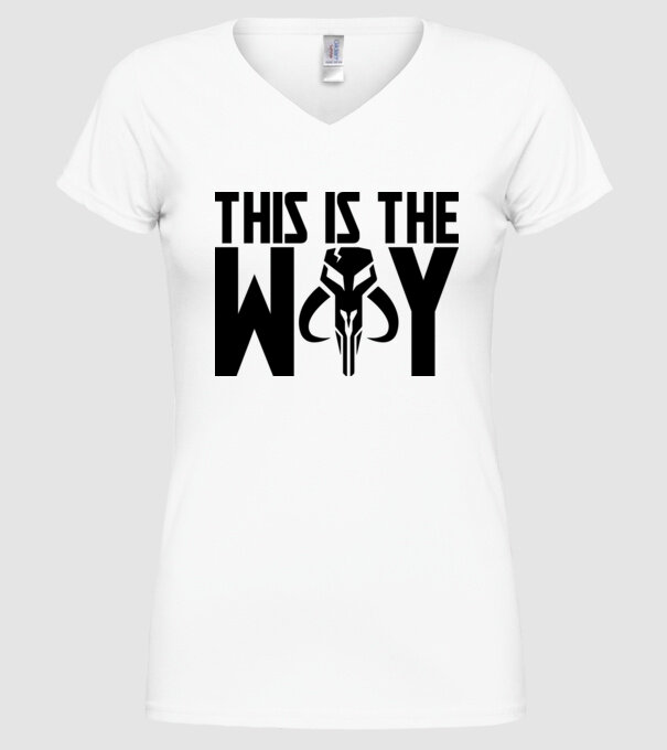 This is way mythosaur minta fehér pólón