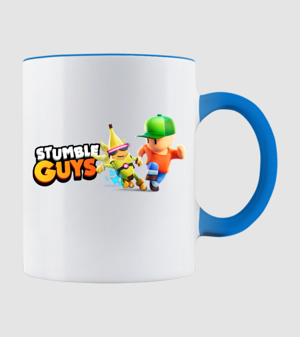 Stumble Guys minta világoskék pólón