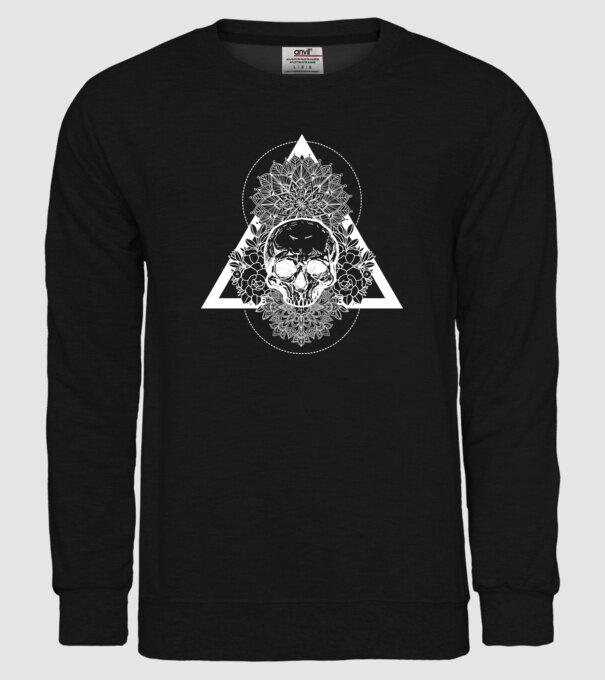 Spiritual Skull minta fekete pólón