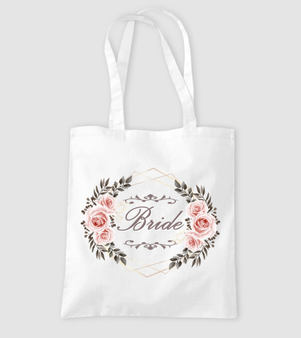 Bride minta fehér pólón
