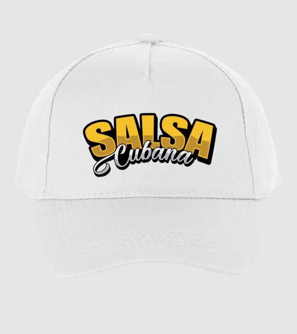 Salsa Cubana minta fehér pólón