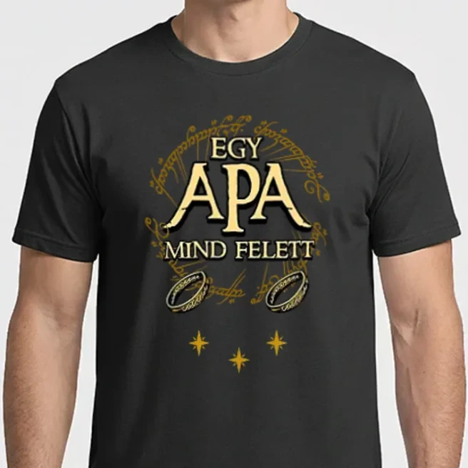 Gyűrűk Ura póló Apának