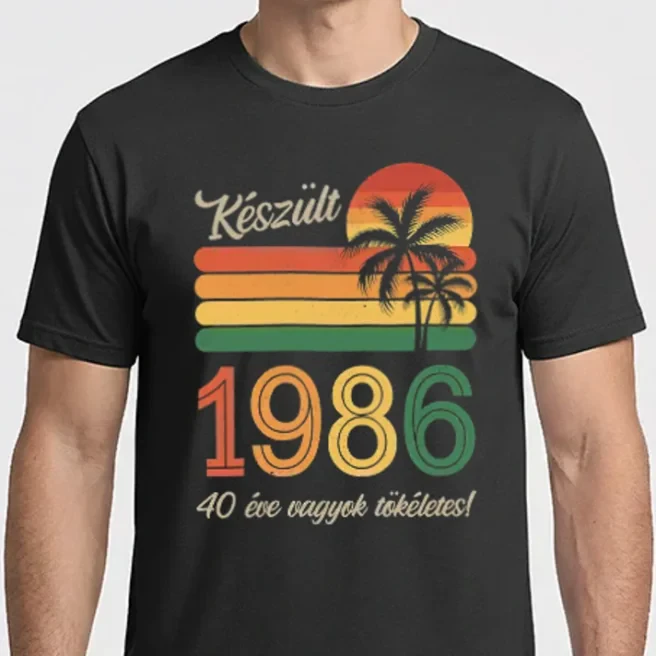 Vintage szülinapi póló