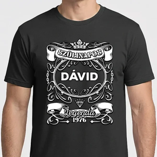 Vintage Label Szülinapos