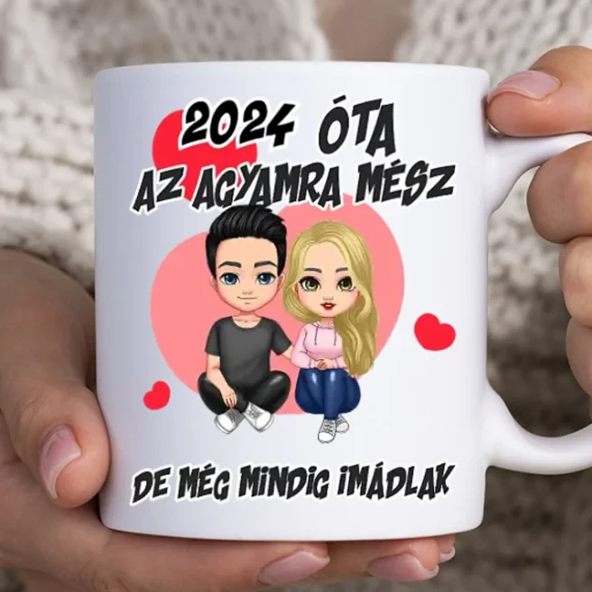 Valentin napi bögre pároknak