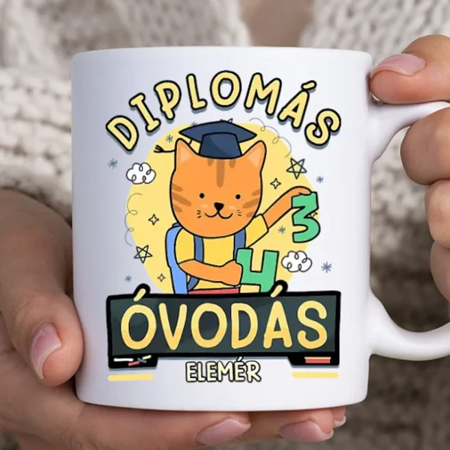 Diplomás Óvodás bögre