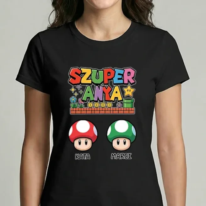 Szuper Anya retró gamer