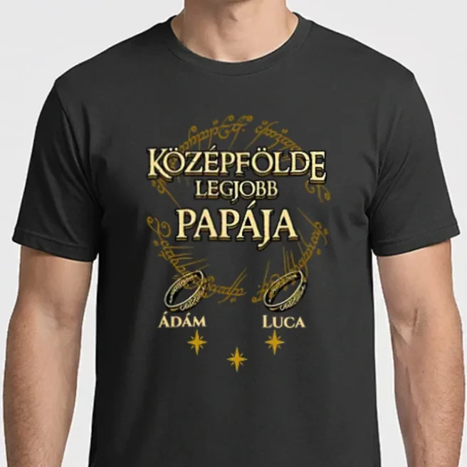 Gyűrűk Ura póló Papának